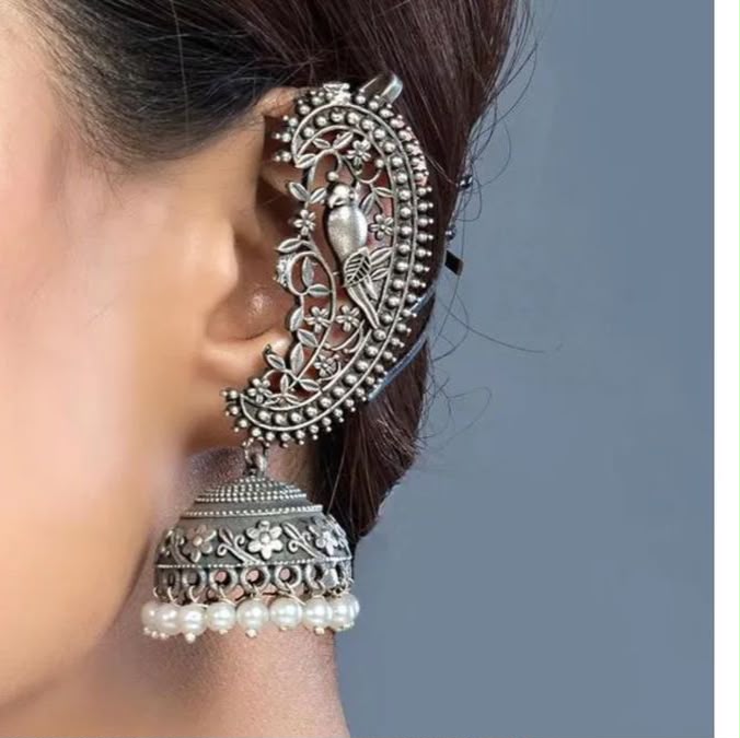 Bird banjara earcuff