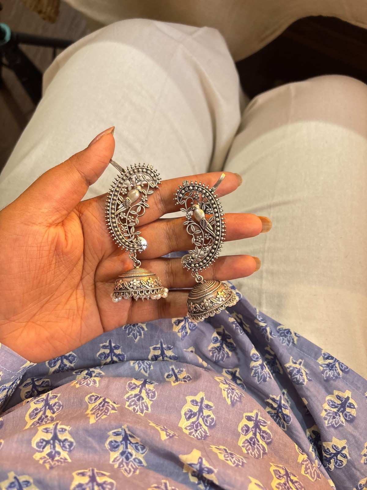 Bird banjara earcuff