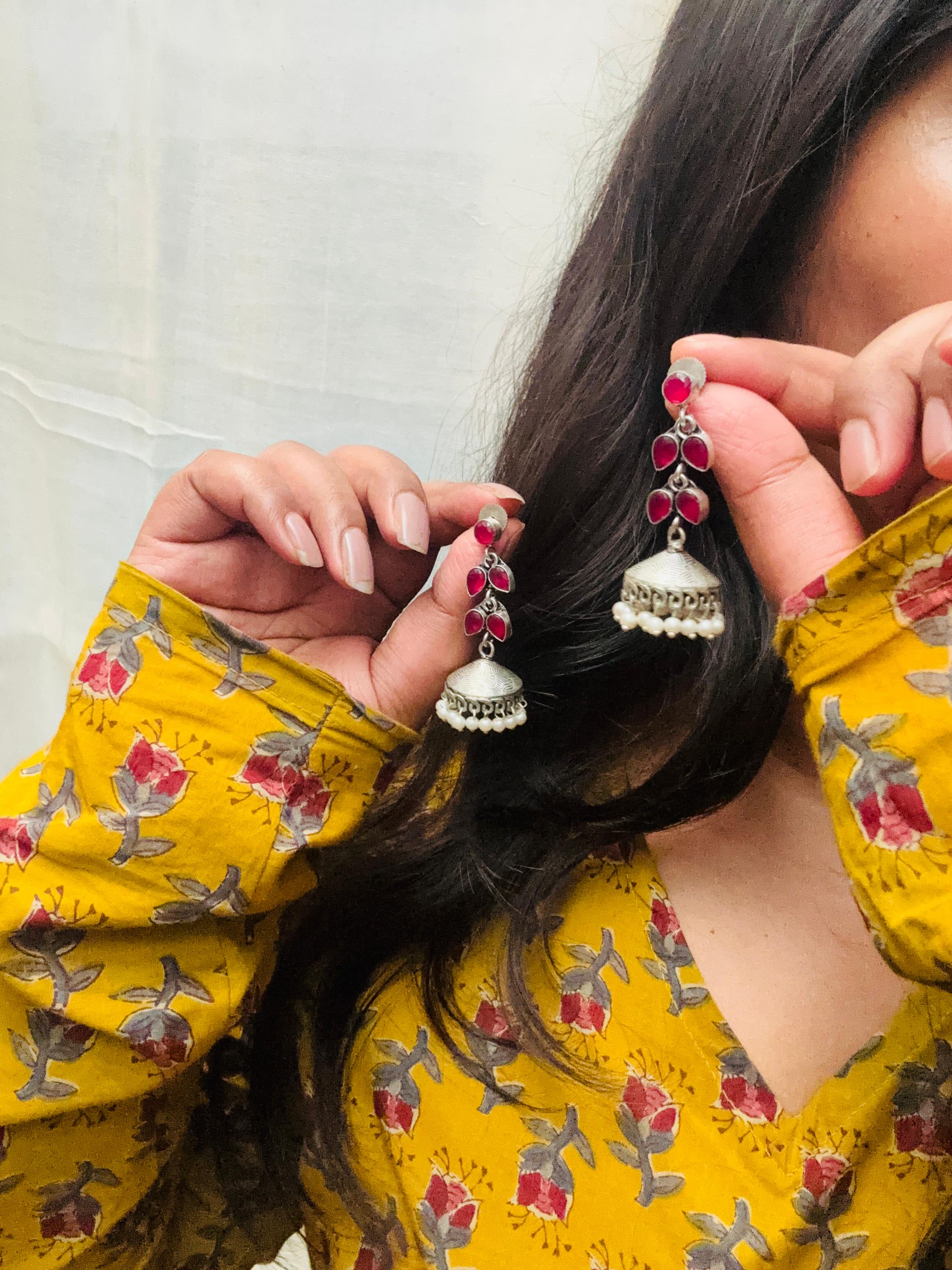 Prajkata inspired jhumki