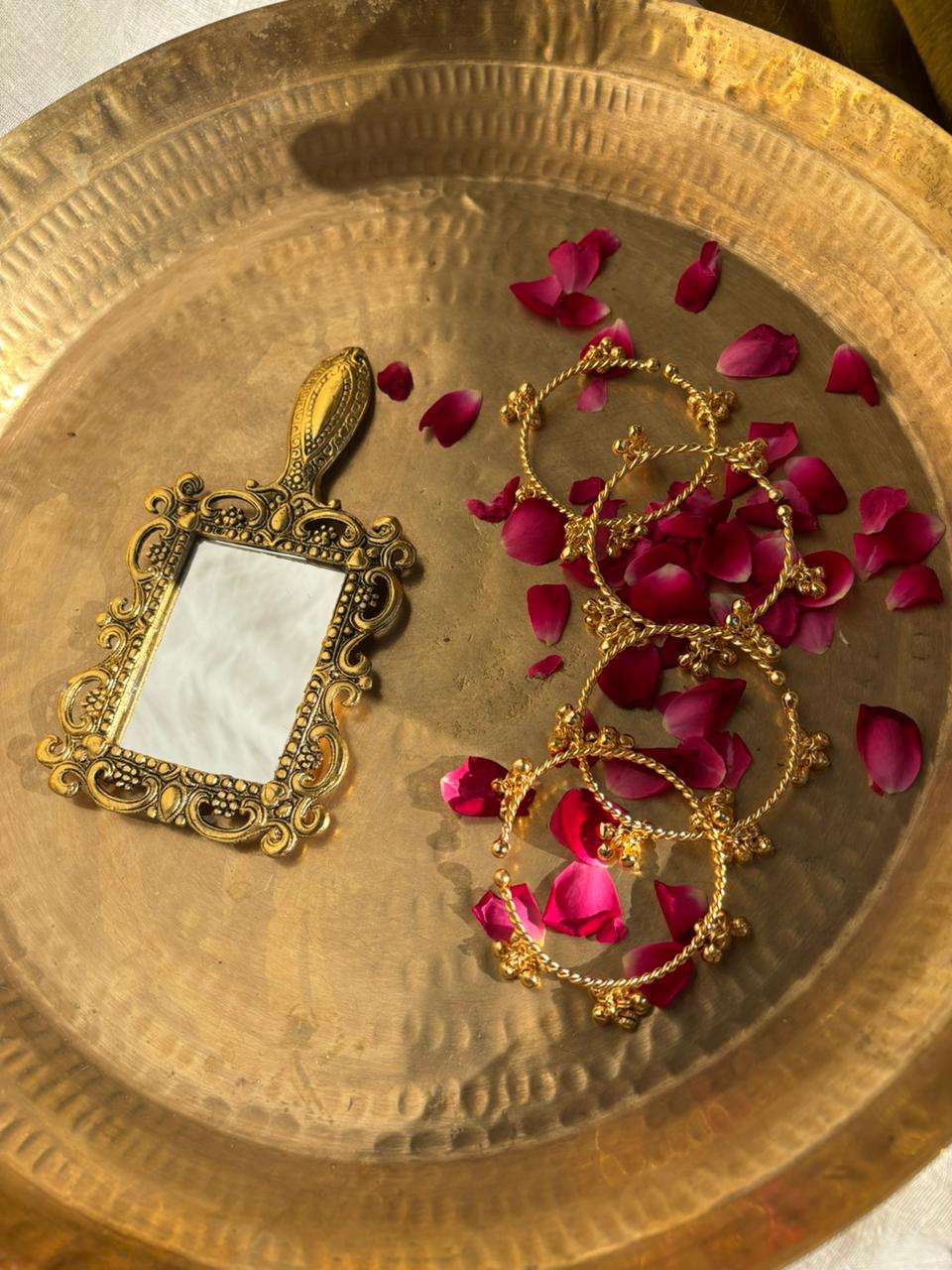 Set of two Kashmiri GHOOGROO bangles 