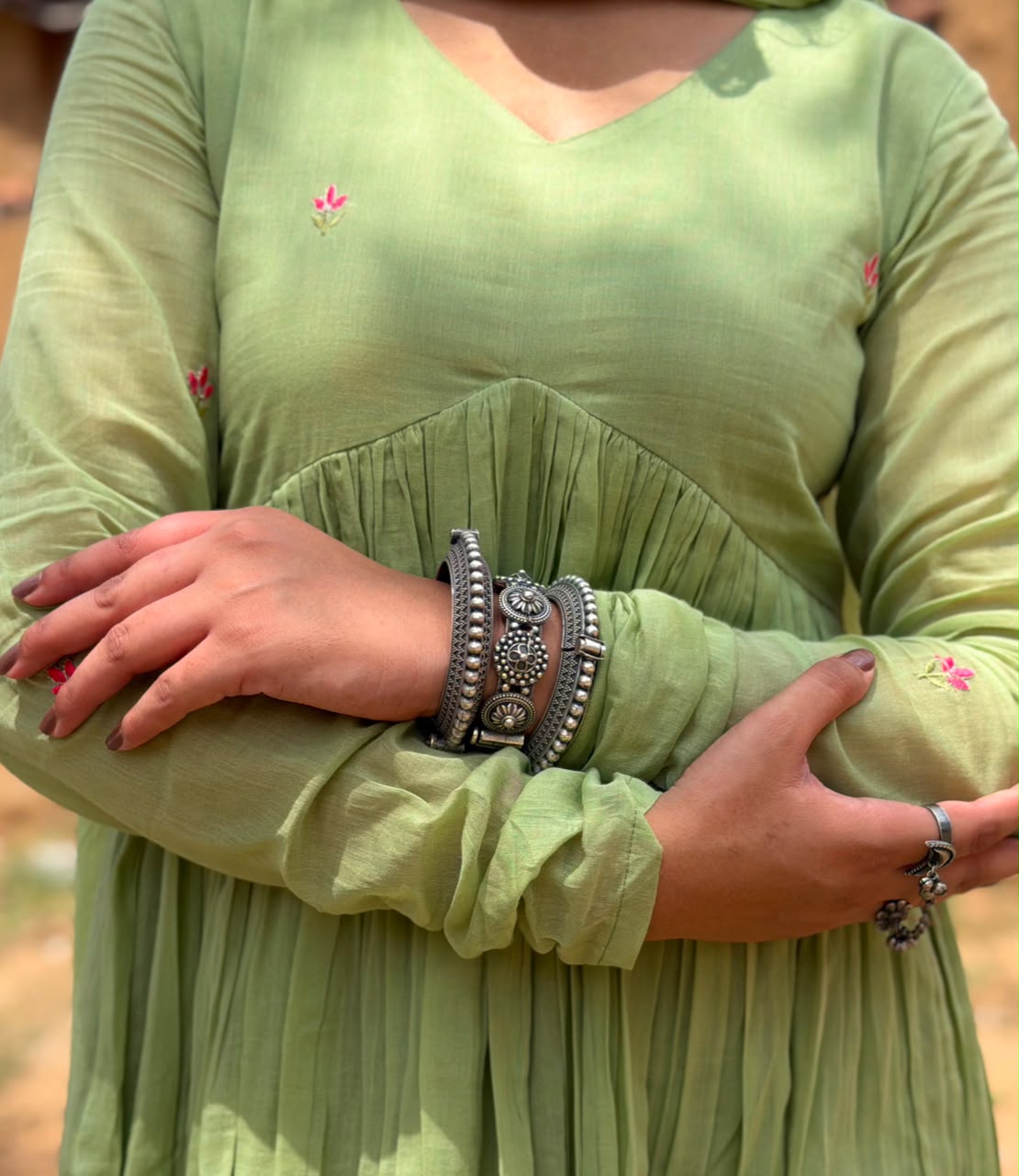 Heer bangle stack