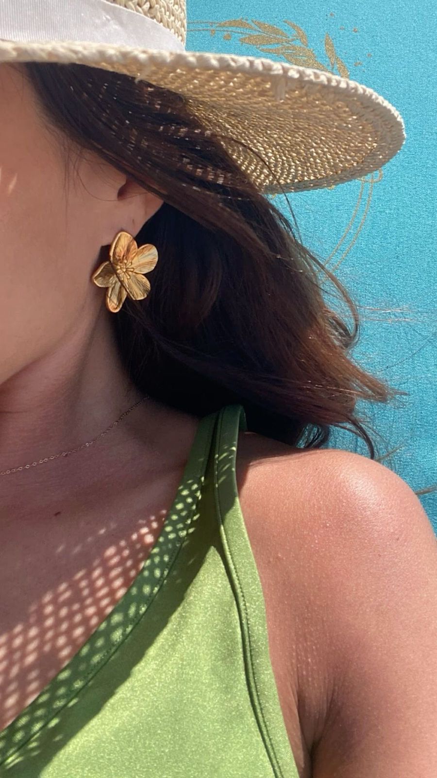 flower studs earring